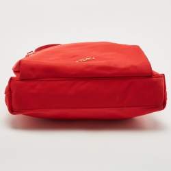 Pre Owned Tumi Red Nylon Voyageur Canton Crossbody Bag