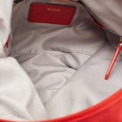 Pre Owned Tumi Red Nylon Voyageur Canton Crossbody Bag