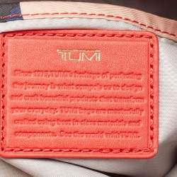 Pre Owned Tumi Red Nylon Voyageur Canton Crossbody Bag