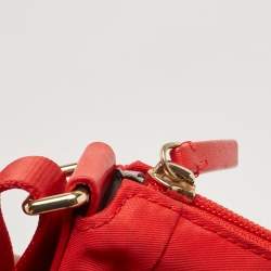 Pre Owned Tumi Red Nylon Voyageur Canton Crossbody Bag