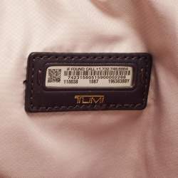 Pre Owned TUMI Purple Nylon Joanna Voyageur Laptop Bag