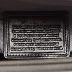 TUMI Black Leather 4 Wheeled Alpha 2 Deluxe Laptop Briefcase