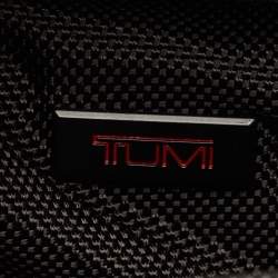 TUMI Black Leather 4 Wheeled Alpha 2 Deluxe Laptop Briefcase