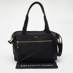 Pre Owned TUMI Black Nylon Voyageur Messenger Bag