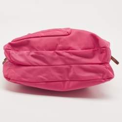 Pre Owned TUMI Magenta Nylon Voyageur Sumatra Crossbody Bag