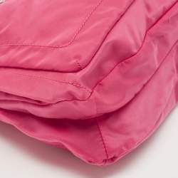 Pre Owned TUMI Magenta Nylon Voyageur Sumatra Crossbody Bag