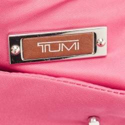 Pre Owned TUMI Magenta Nylon Voyageur Sumatra Crossbody Bag