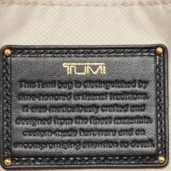 Pre Owned TUMI Black Nylon and Leather Sling Bag