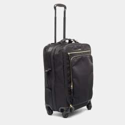 Pre Owned TUMI Black Nylon Super Leger International Carry On Luggage