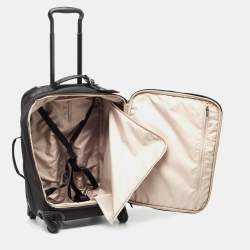 Pre Owned TUMI Black Nylon Super Leger International Carry On Luggage