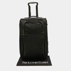 Pre Owned TUMI Black Nylon 2 Wheel Expandable Carry On Luggage