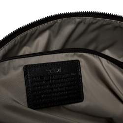TUMI Black/Silver Calf hair and Leather Stamford Weekender Bag
