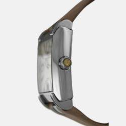 Pre Owned Ulysse Nardin Caprice 133-91 Automatic Mother of Pearl Dial Stainless Steel Diamond Women's Wristwatch 33mm