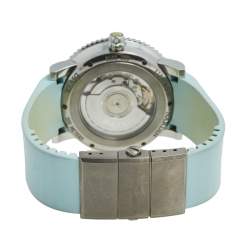 Ulysee Nardin Mother of Pearl Diamond Stainless Steel Rubber Lady Diver 8103-101  Women's Wristwatch 40 mm