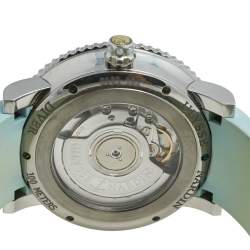 Ulysee Nardin Mother of Pearl Diamond Stainless Steel Rubber Lady Diver 8103-101  Women's Wristwatch 40 mm