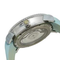 Ulysee Nardin Mother of Pearl Diamond Stainless Steel Rubber Lady Diver 8103-101  Women's Wristwatch 40 mm