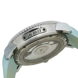Ulysee Nardin Mother of Pearl Diamond Stainless Steel Rubber Lady Diver 8103-101  Women's Wristwatch 40 mm