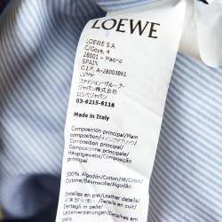 Pre Owned Loewe Beige Cotton Cut-Out Hooded Parka M