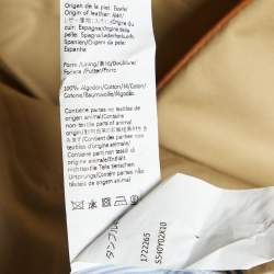 Pre Owned Loewe Beige Cotton Cut-Out Hooded Parka M