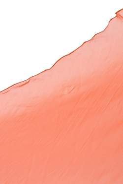 Pre Owned Zuhair Murad Orange Silk Chiffon Embellished Bodice Gown S