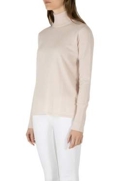 Dion Lee Pale Pink Wool Knit Draped Loop Back Skivvy Pullover M