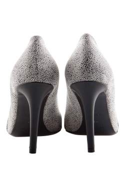 Pre Owned Proenza Schouler Two Tone Textured Suede Dragonfly Pumps Size 38