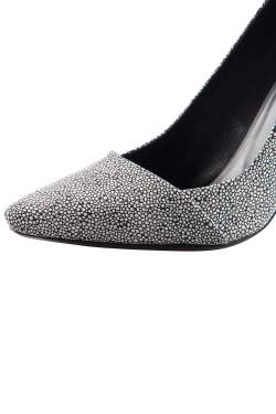 Pre Owned Proenza Schouler Two Tone Textured Suede Dragonfly Pumps Size 38