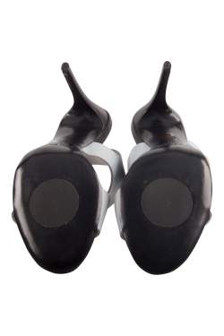 Pre Owned Acne Studios Dusty Blue Leather Tillie Ankle Strap Sandals Size 40