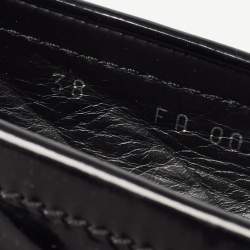 مملوكة مسبقًا Louis Vuitton Black Patent Leather Oxford Loafers Size 38