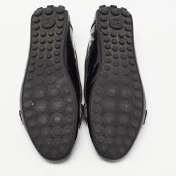 مملوكة مسبقًا Louis Vuitton Black Patent Leather Oxford Loafers Size 38