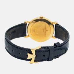 Vacheron Constantin Geneve 33084 Manual Winding Cream 18K Yellow Gold Women's Wristwatch 31 mm