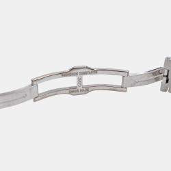 Pre Owned Vacheron Constantin Cambree Asymmetric 25515/U01G-9233 Quartz 18K White Gold Women's Wristwatch 21 mm x 37 mm