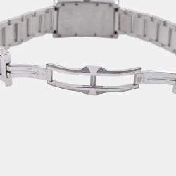 Pre Owned Vacheron Constantin Cambree Asymmetric 25515/U01G-9233 Quartz 18K White Gold Women's Wristwatch 21 mm x 37 mm