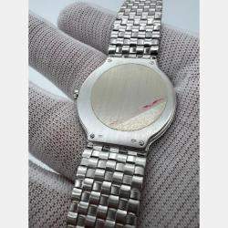 Pre Owned Vacheron Constantin Patrimony Manual Winding Diamond Dial 18K White Gold Women's Wristwatch 32 mm