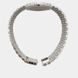 Pre Owned Vacheron Constantin Patrimony Manual Winding Diamond Dial 18K White Gold Women's Wristwatch 32 mm