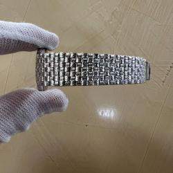 Pre Owned Vacheron Constantin Patrimony Manual Winding Diamond Dial 18K White Gold Women's Wristwatch 32 mm