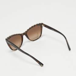 Valentino Brown Gradient VA 4022 Rockstud Cat Eye Sunglasses