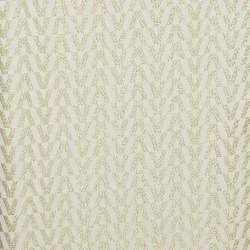 Pre Owned Valentino Gold Monogram Lurex Jacquard Fringed Scarf