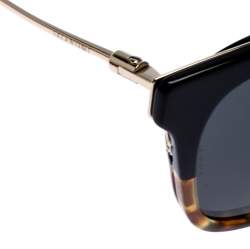 Pre Owned Valentino Black/Beige Tortoise Smoke VA2011 Sunglasses 