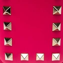 Valentino Neon Pink Leather Rockstud iPhone 5/5S Case