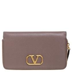Valentino Clay Leather VLOGO Wallet