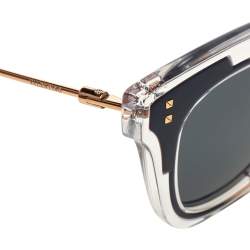 Pre Owned Valentino Blue/Transparent VA4030 Cat Eye Sunglasses