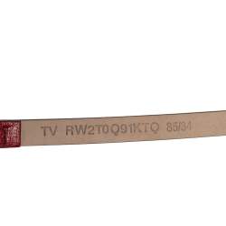 Pre Owned Valentino Red Leather Rockstud Belt 85 CM