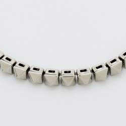 Pre Owned Valentino Rockstud Silver Tone Bracelet