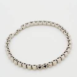 Pre Owned Valentino Rockstud Silver Tone Bracelet