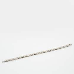 Pre Owned Valentino Rockstud Silver Tone Bracelet