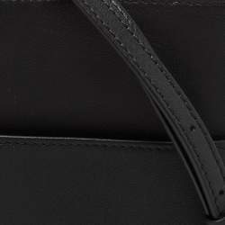 Pre Owned Valentino Black Leather Rockstud Phone Crossbody Bag