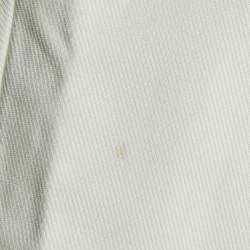 Valentino White World Arazzo Embroidered Cotton Kaftan Dress S