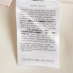 مملوكة مسبقًا توب فالنتينو حرير عاجي بدون أكمام مقاس متوسط (ميديوم)