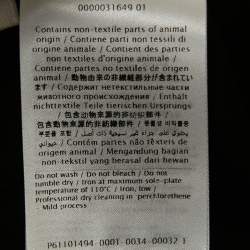 Pre Owned Valentino Black Silk Blend Crepe Tie-Up Neck Detail Top M